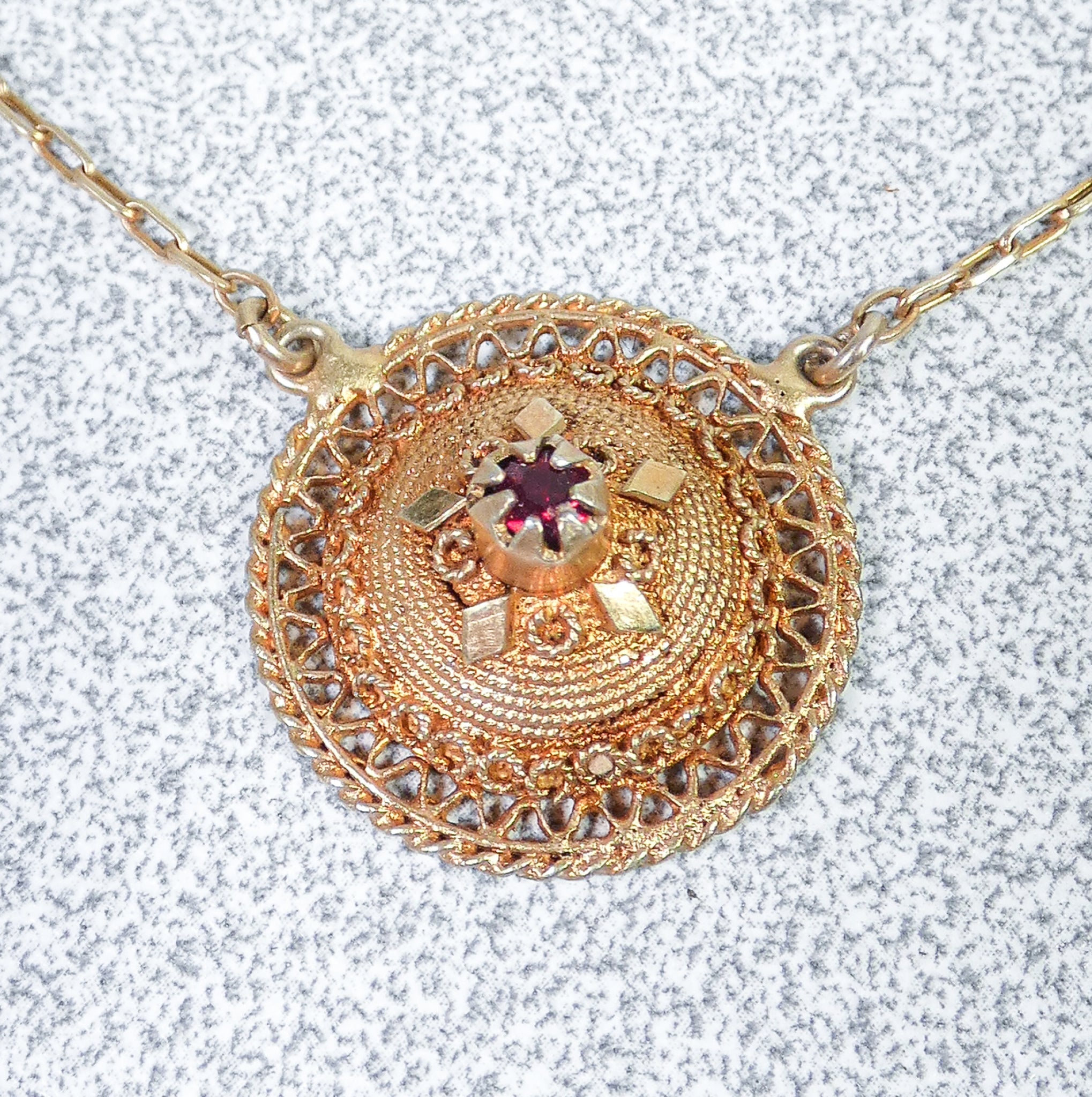collana collanina argento dorato fine 1800 art deco gioiello bijoux necklace