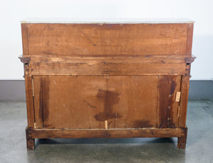 console scrittoio scrivania secretaire stipo impero legno noce epoca 1800 antica