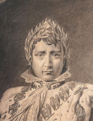 copia acquarello matita 800 f gerard quadro ritratto napoleone napoleon le grand