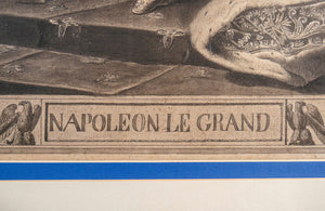 copia acquarello matita 800 f gerard quadro ritratto napoleone napoleon le grand