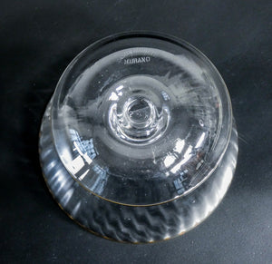 coppa alzata nason moretti vetro soffiato murano vaso design venice art glass