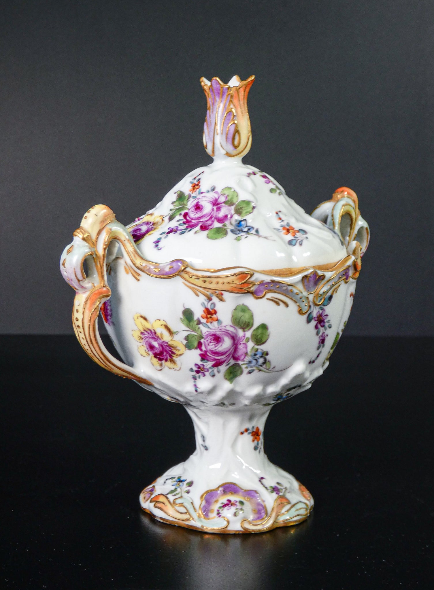 coppa porcellana edme samson ceramics francia 1800 vaso zuccheriera antica