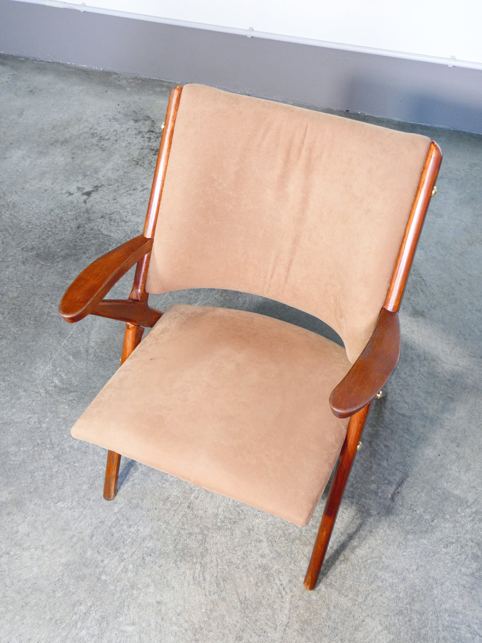coppia poltrone design italia 1940s legno faggio sedie vintage armchairs