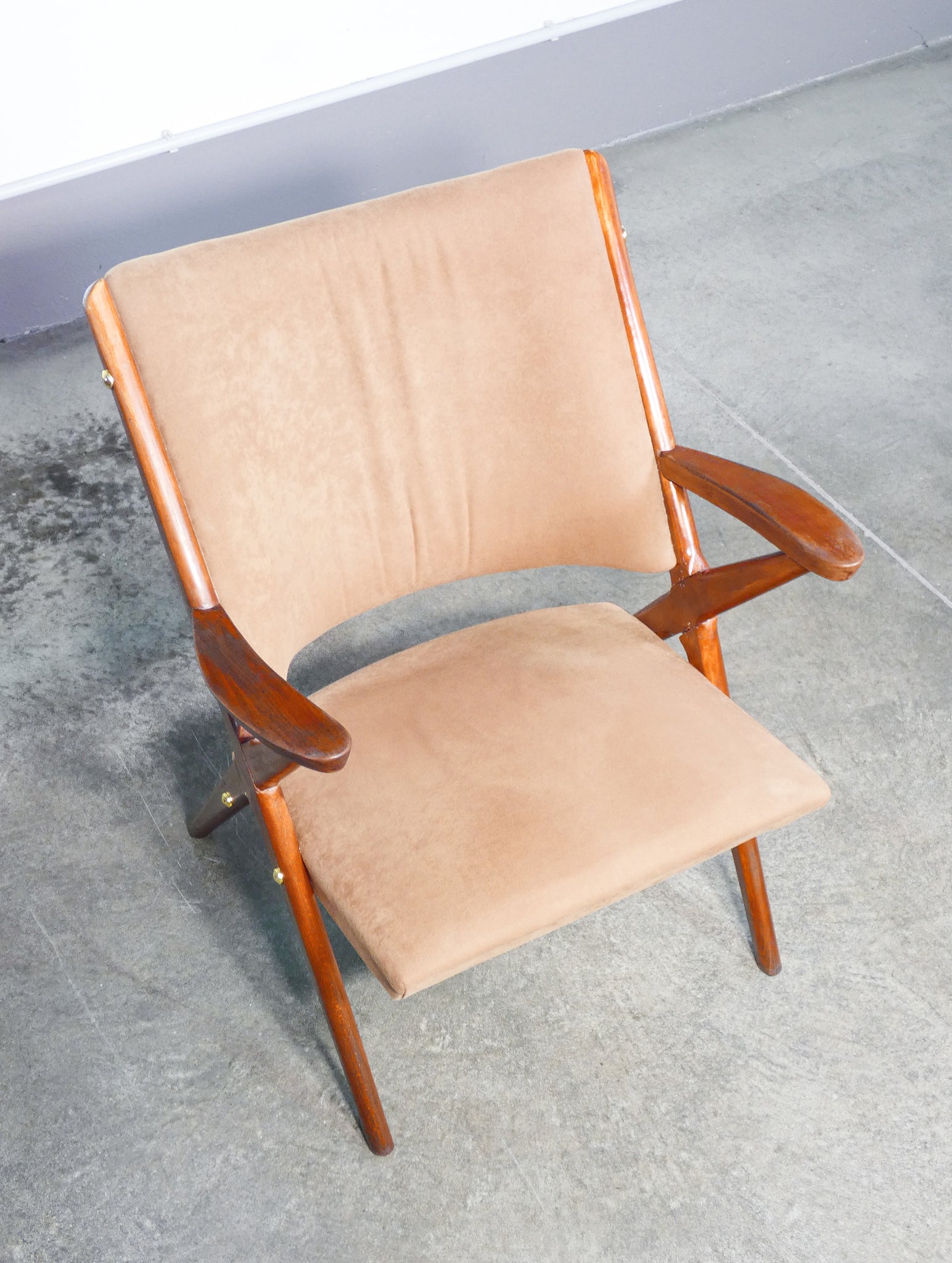 coppia poltrone design italia 1940s legno faggio sedie vintage armchairs