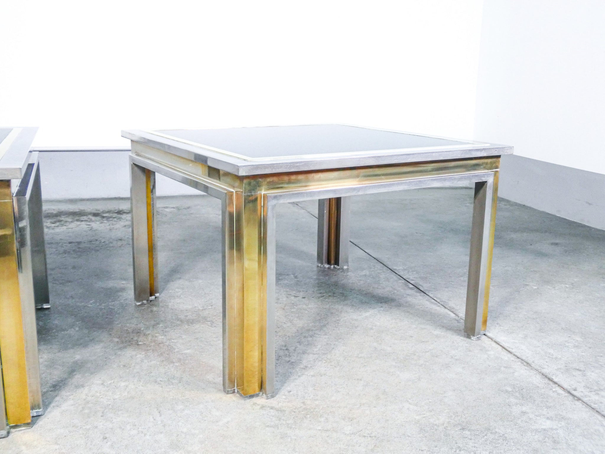 coppia tavolini salotto design romeo rega caffe tavolo basso coffee table italy