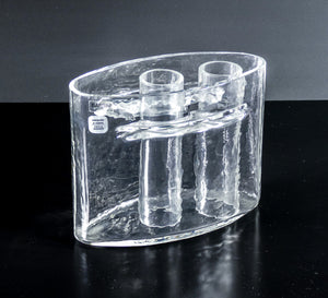 coppia vasi design alfredo barbini firmati vetro sonoro murano epoca 1970s 