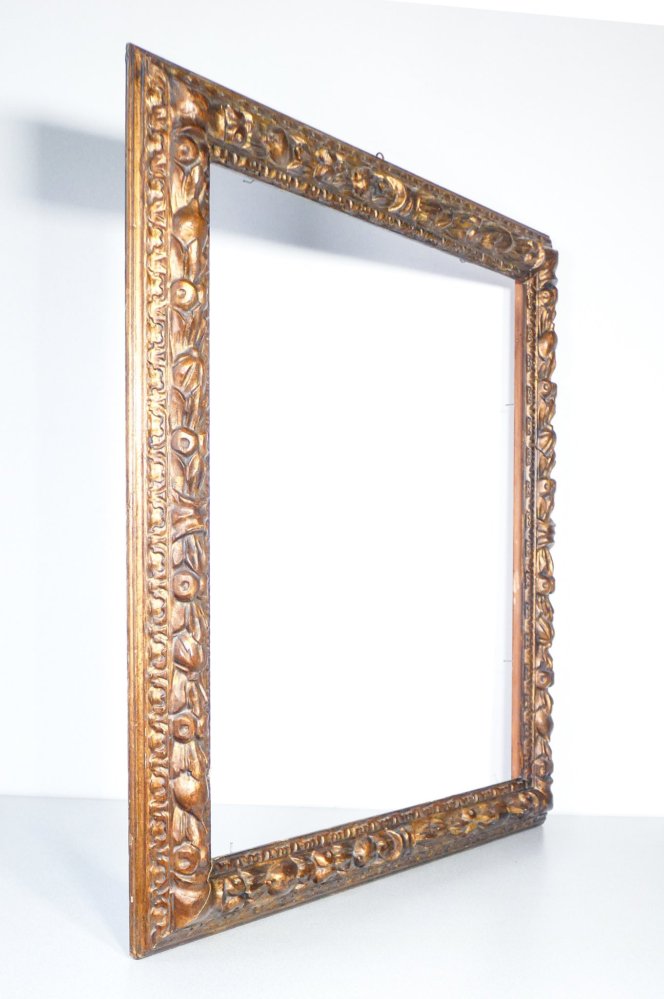 cornice legno scolpito gessato dorata epoca primo 1900 stile luigi xvi antica