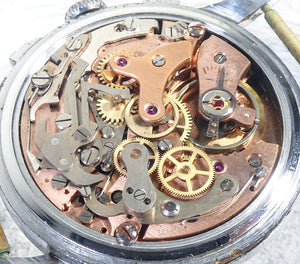 cronografo la martine landeron 248 orologio polso vintage 1960 carica manuale