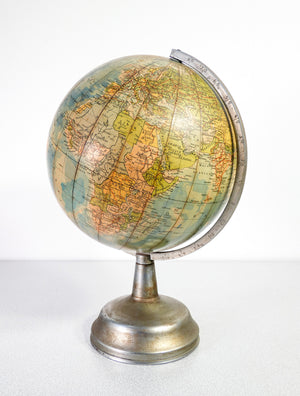 globo terrestre laboratorio italiano mappamondi torino epoca 1950 cartografia