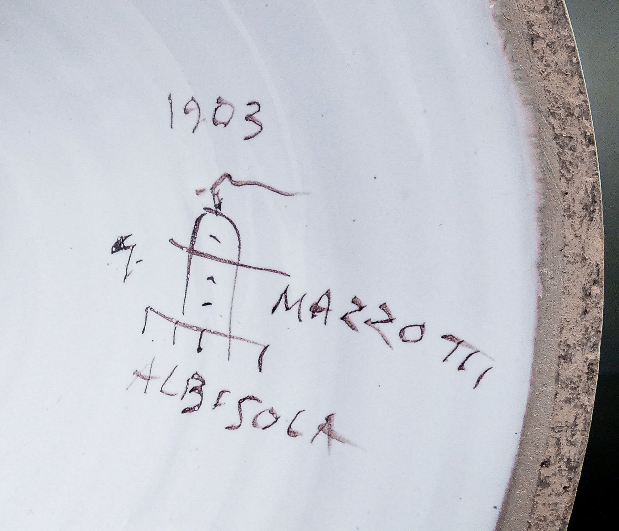 grande vaso mazzotti albisola ceramica maiolica dipinta epoca primo 900 anfora 