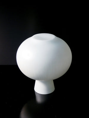 lampada design fontana arte vetro opalino italia 1960s vintage da tavolo