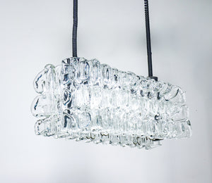 lampadario design fratelli toso vetro soffiato murano 1970s vintage hanging lamp