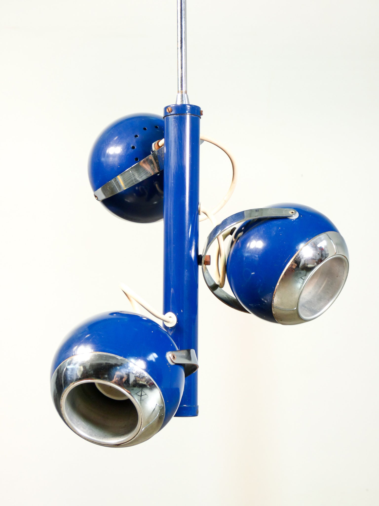 lampadario design stile harvey guzzini vintage epoca 1970s hanging lamp