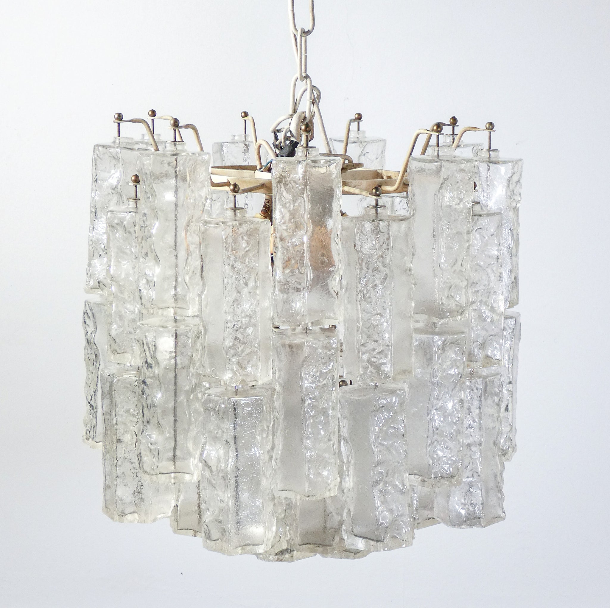 lampadario design toni zuccheri per venini vetro murano lampada sospensione