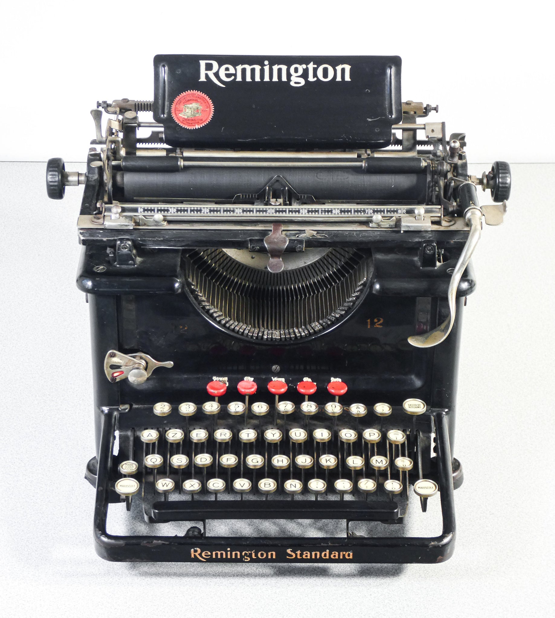 macchina scrivere remington standard no 12 usa 1920s typewriter epoca antica