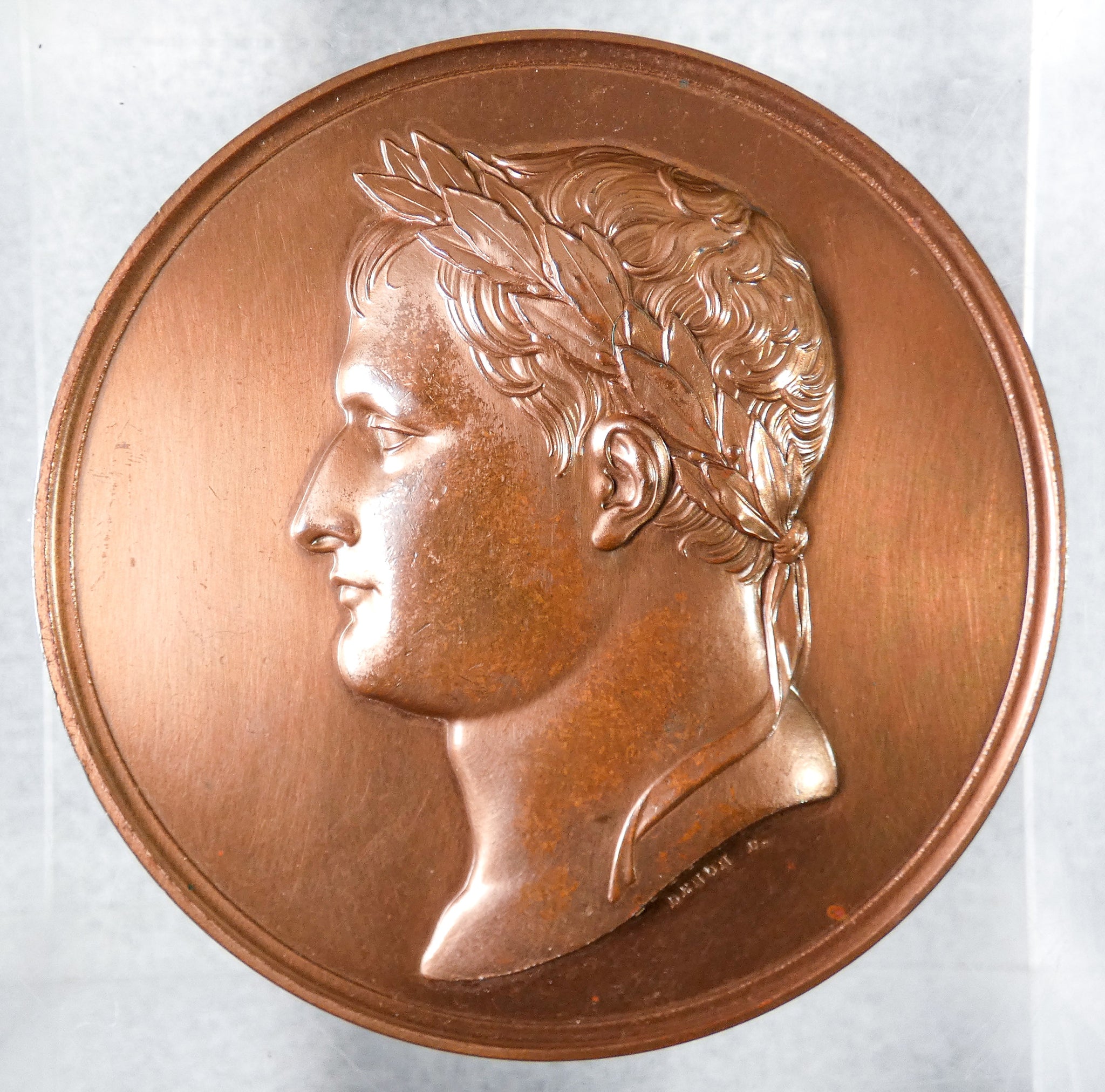 medaglia napoleone bonaparte battesimo re roma 1811 andrieu medaille france