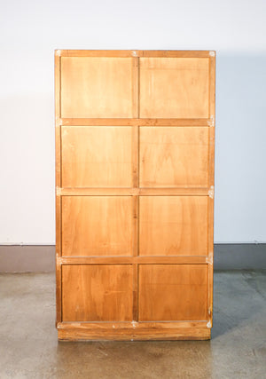 mobile archivio 1940 legno faggio cassetti schedario armadio alasia gian remo