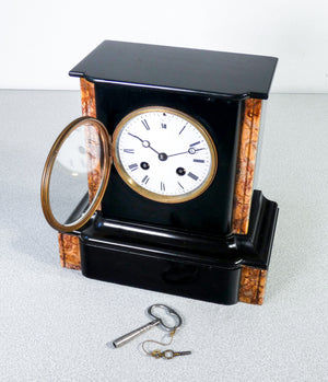 orologio pendolo berthod paris 1800 da tavolo suoneria parigina marmo antico