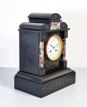 orologio pendolo trittico japy freres 1865 suoneria parigina marmo antico