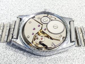 orologio polso perseo fs unitas 6325 ferrovie dello stato 1970 17 jewels acciaio