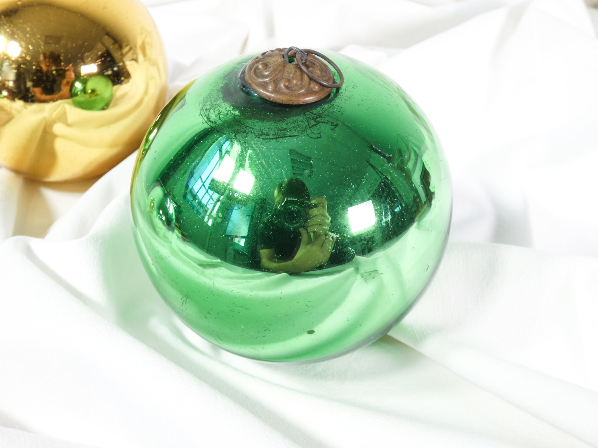 palline natale vetro soffiato germania epoca 1800 palle natalizie antiche 