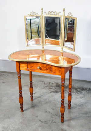 petineuse specchiera toilette liberty legno pioppo specchio psiche mirror