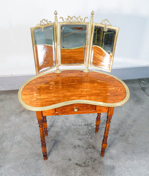 petineuse specchiera toilette liberty legno pioppo specchio psiche mirror
