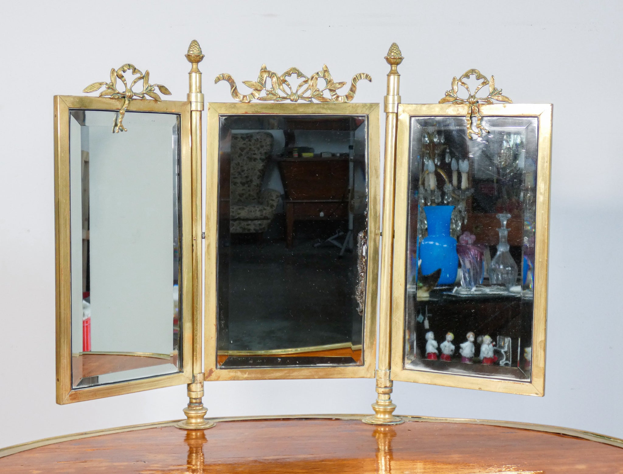 petineuse specchiera toilette liberty legno pioppo specchio psiche mirror