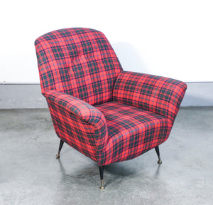 poltrona design italiano stile gigi radice per minotti vintage 1960s divano sofa