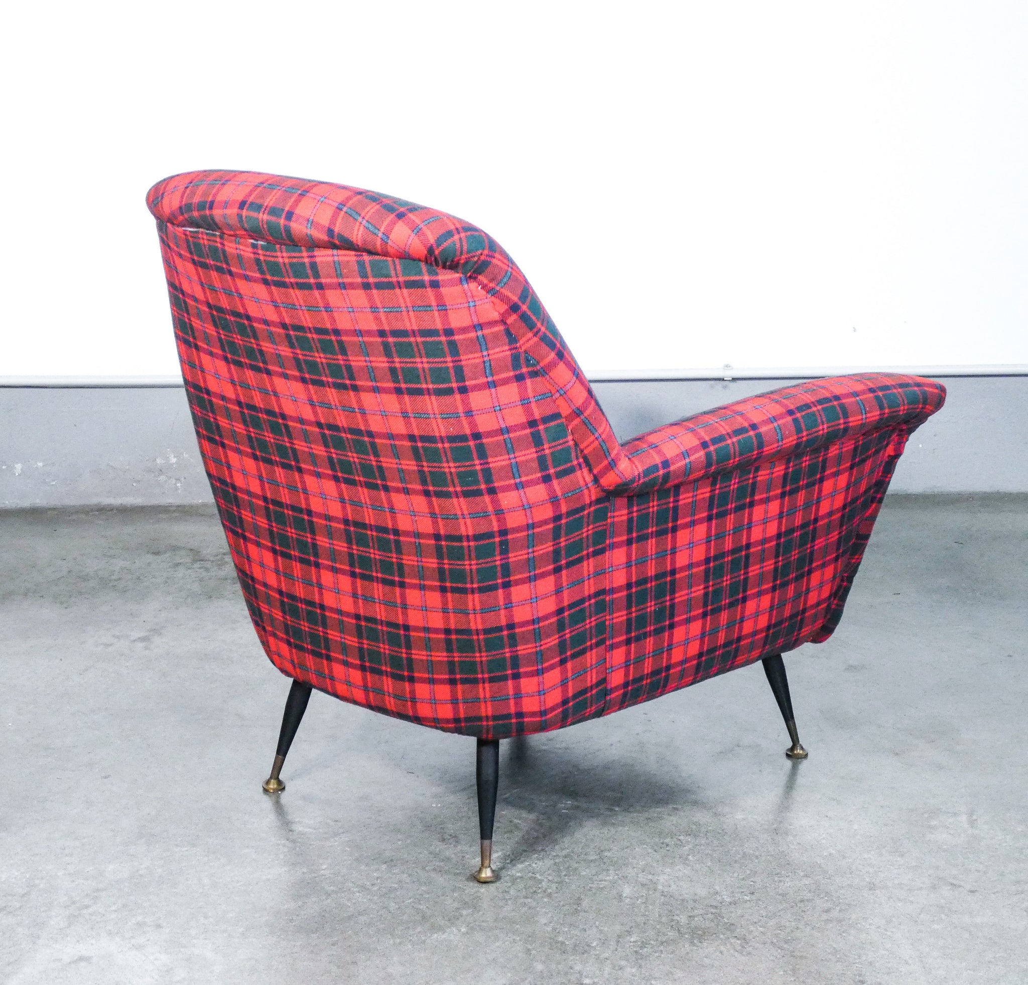poltrona design italiano stile gigi radice per minotti vintage 1960s divano sofa