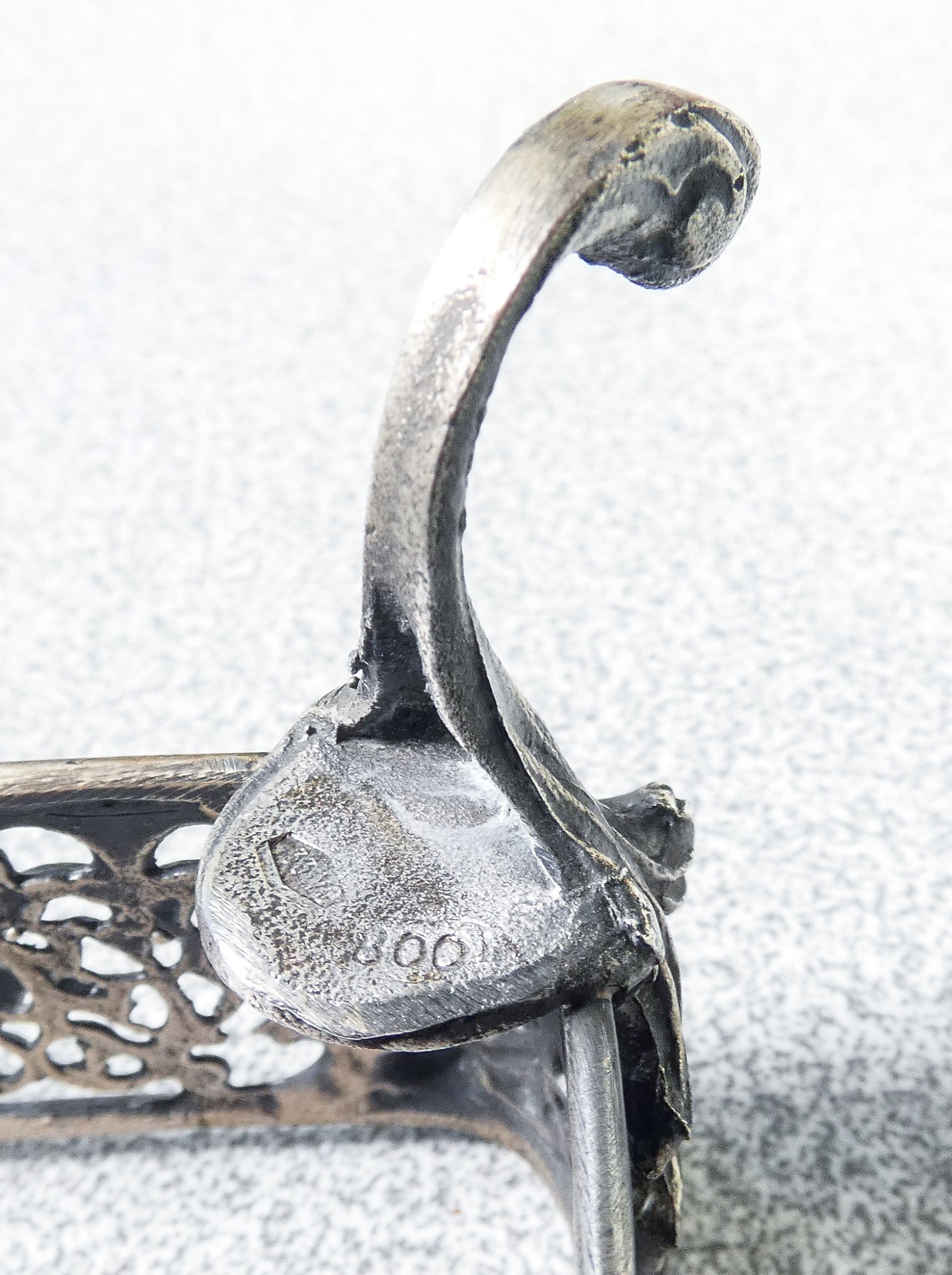 portacenere portasigarette argento 800 cristallo epoca 1940s italia antico 