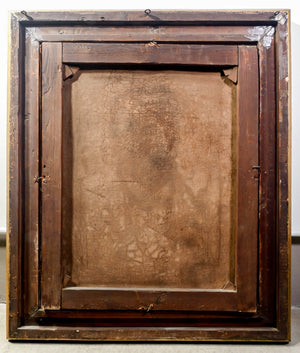 quadro ritratto uomo epoca 1800 dipinto olio tela cornice dorata antico 1