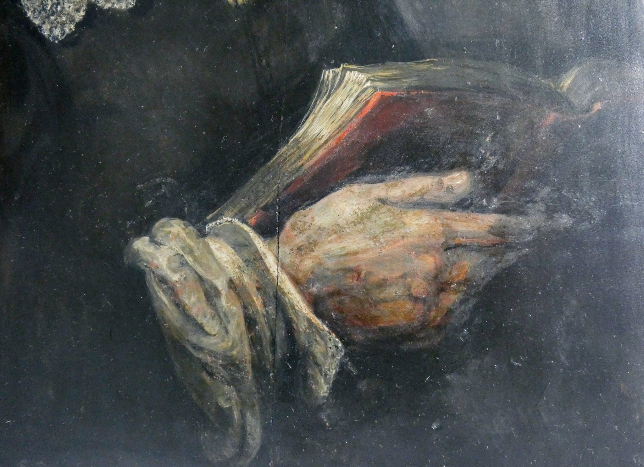 quadro ritratto uomo epoca copia 1800 prob rembrandt dipinto olio tavola antico