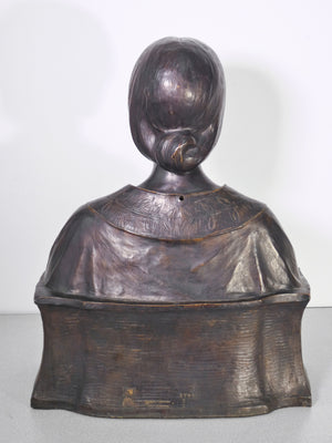 scultura busto donna dama bassorilievo terracotta koenig lengsfeld statua antica