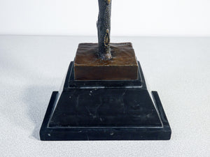 scultura danzatrice copia demetre chiparus statua bronzo ballerina art deco