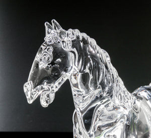 scultura firmata arnaldo zanella cavallo vetro soffiato murano arte statua