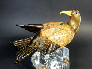 scultura firmata oscar zanetti design vetro soffiato murano uccello anatra 2