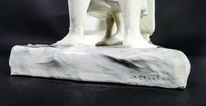 scultura franz sautner ceramica schauer 1920s bambini fontana jugendstil austria
