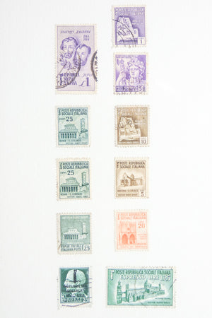 serie francobolli repubblica sociale italiana regno italia regime fascista