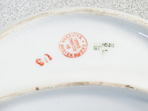 servizio piatti pesce decorazione richard ginori ceramica vienna austria 1900