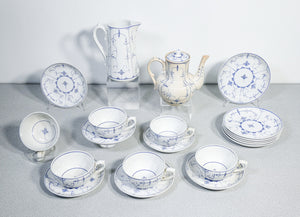 servizio te villeroy e boch dresden porcellana ceramica decorata epoca 1800