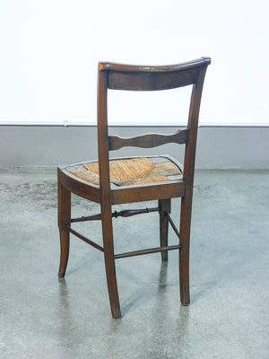 set 6 sedie campagnole legno massello faggio epoca 1800 sala da pranzo antico