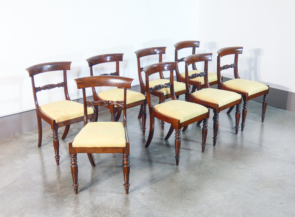 set 8 sedie epoca 1800 legno massello faggio scolpito da pranzo salotto