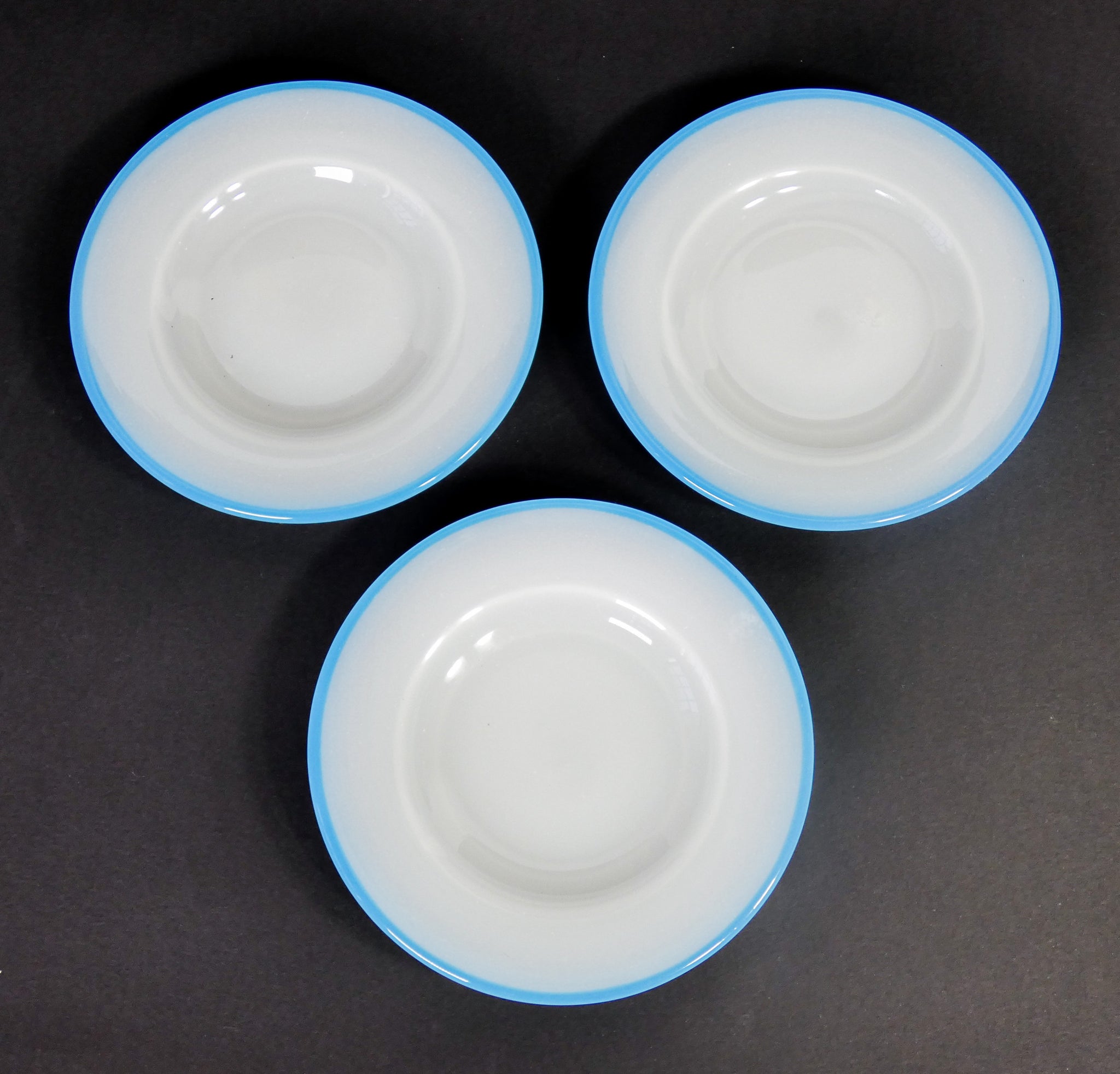 set da dolce vetro lattimo murano glass art vintage epoca artigianale alzata