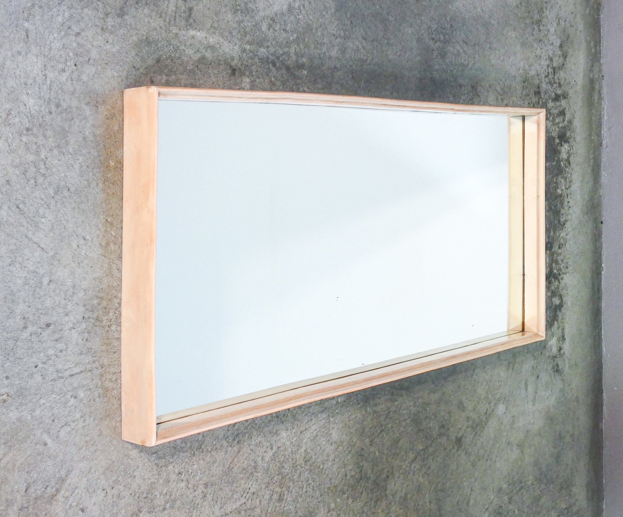 specchiera design italia stile valabrega specchio vintage 1950s legno laccato