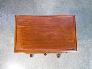 tavolino lavoro cucito tricoteuse legno noce epoca 1800 3 cassetti antico