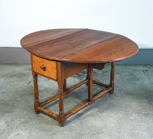 tavolo a bandelle epoca 1800 legno massello abete 2 cassetti ovale antico