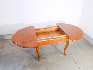 tavolo luigi filippo allungabile epoca 1800 legno massello ciliegio antico