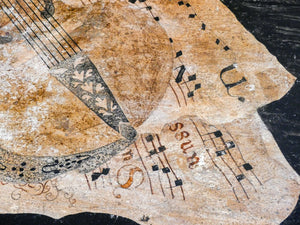 tavolo piano scagliola policroma epoca 1700 strumenti musica italia antico