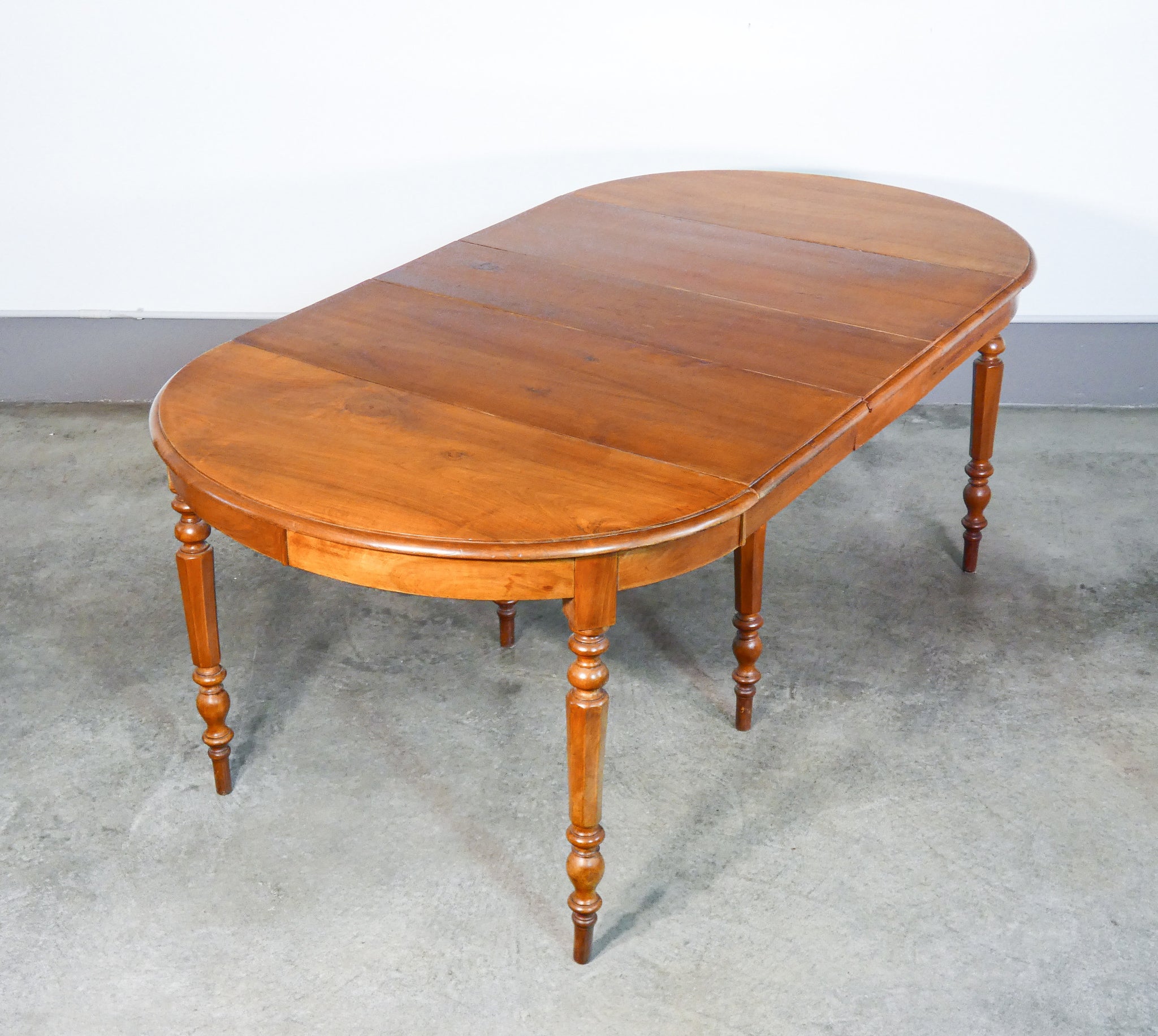 tavolo umbertino allungabile legno massello noce epoca 1800 prolunghe antico
